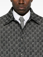 REVERSIBLE WOOL AND DENIM GG SHIRT Gucci