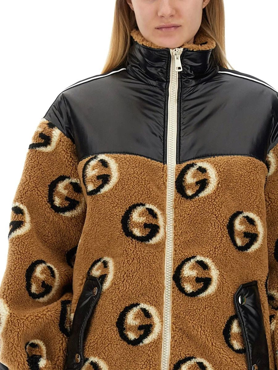 JACQUARD ZIPPER JACKET Gucci