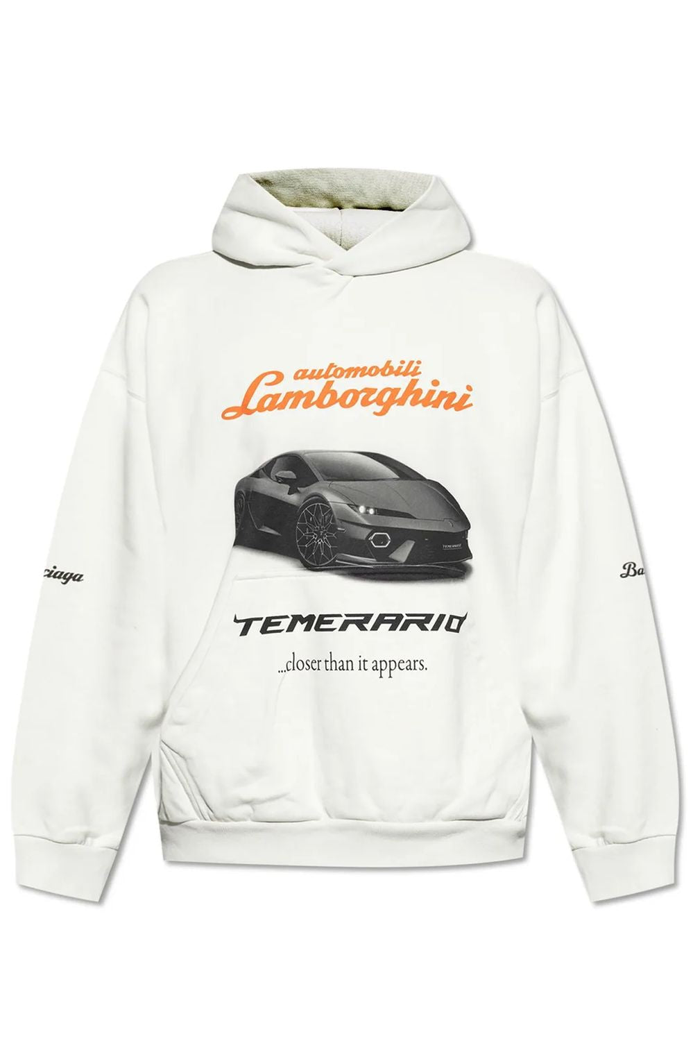 LAMBORGINI MEDIUM FIT HOODIE Balenciaga DIRTYWHITE S