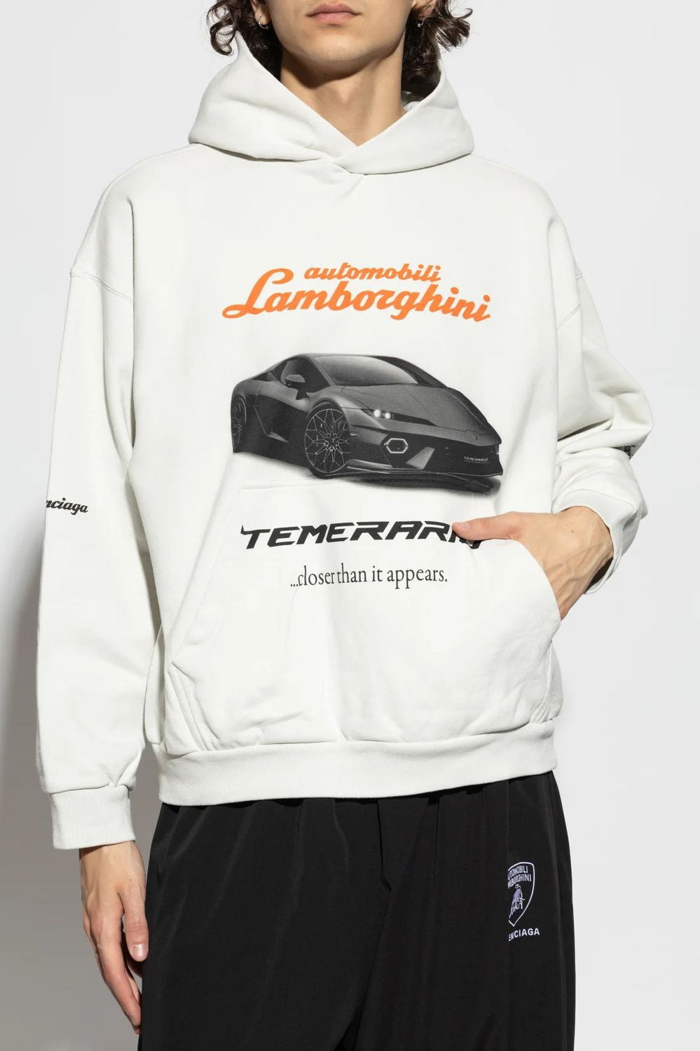 LAMBORGINI MEDIUM FIT HOODIE Balenciaga