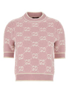 GG JACQUARD BOUCLÉ WOOL SWEATER Gucci PINK XS