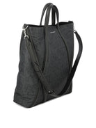 BLACK POLYESTER SHOULDER BAG Alexander McQueen