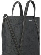 BLACK POLYESTER SHOULDER BAG Alexander McQueen