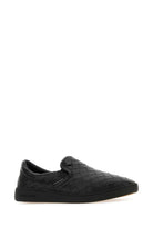 BLACK LEATHER SAWYER SLIP ONS Bottega Veneta