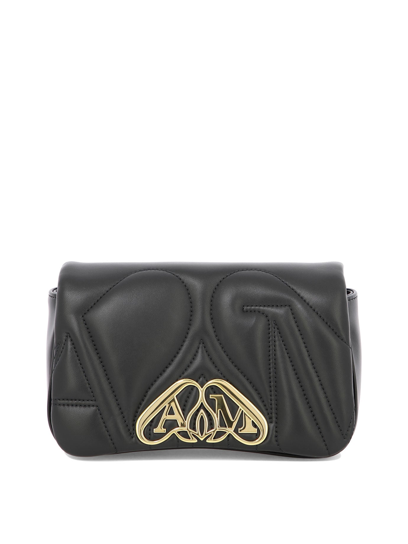 LEATHER BLACK CROSSBODY BAG Alexander McQueen BLACK U