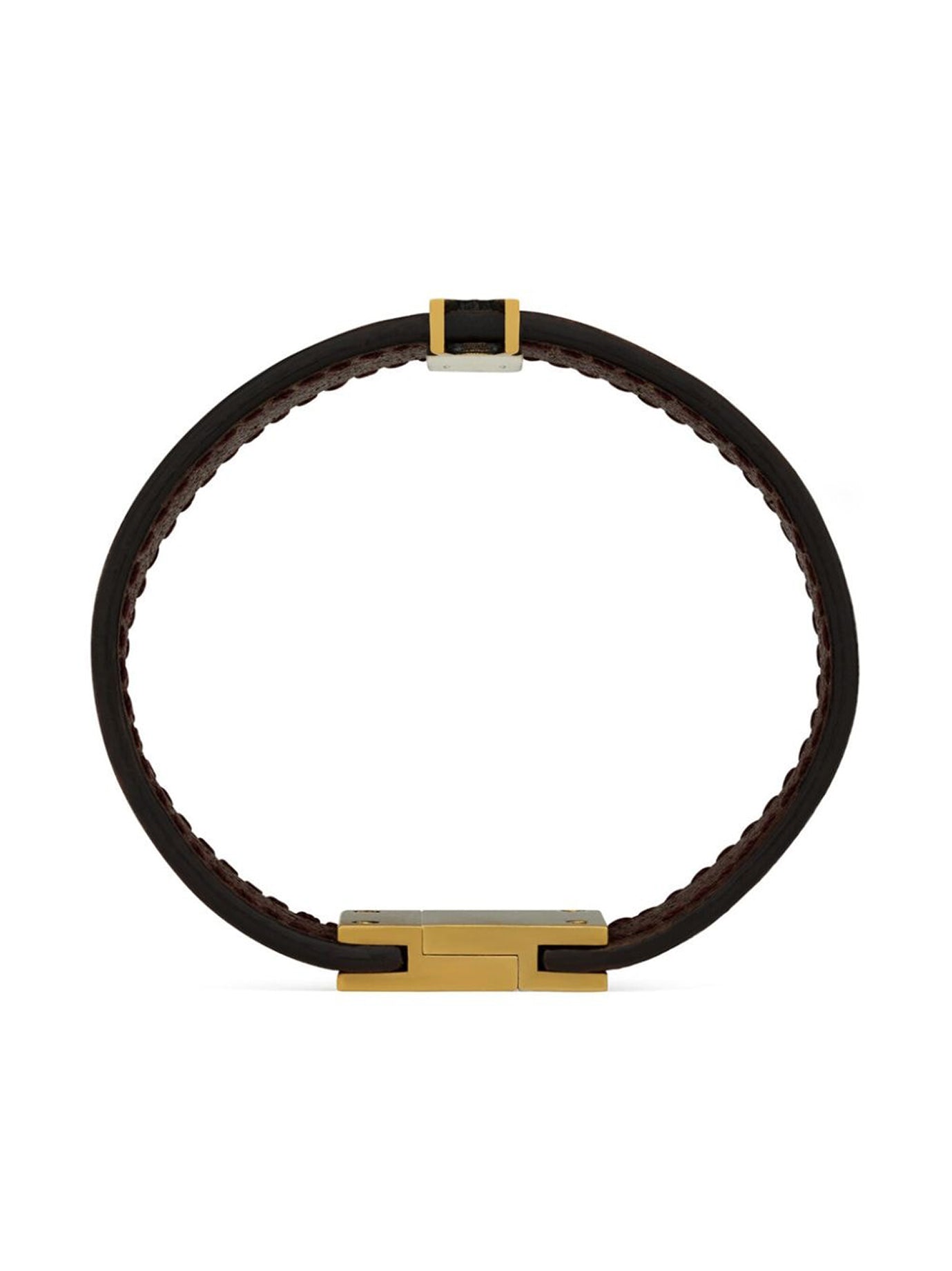 BROWN CALF LEATHER JEWELS Saint Laurent