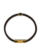 BROWN CALF LEATHER JEWELS Saint Laurent