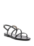 CASSANDRA LEATHER SANDALS Saint Laurent