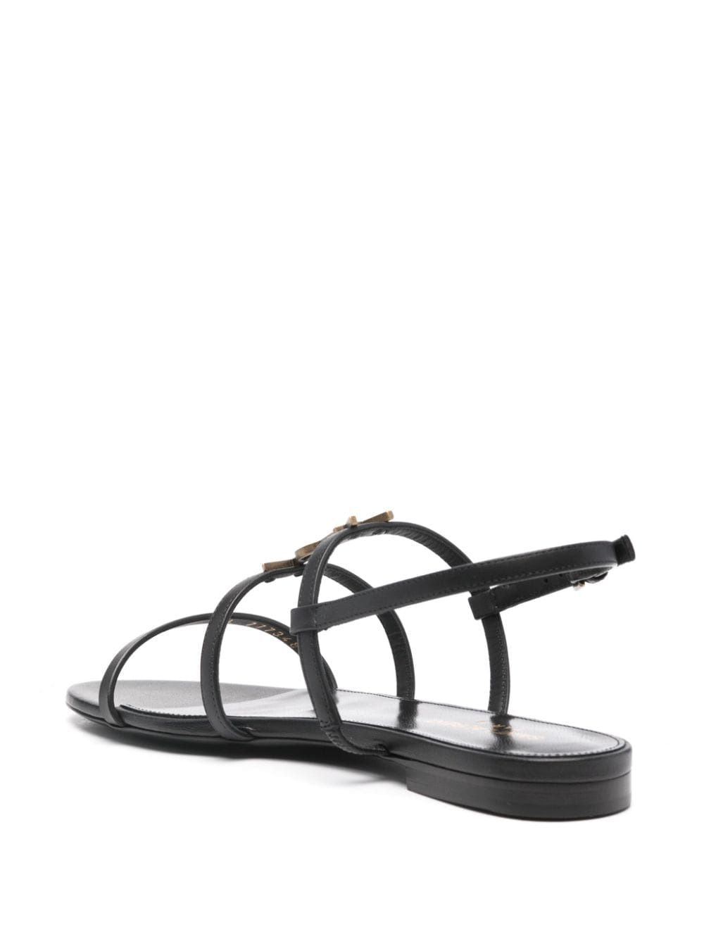 CASSANDRA LEATHER SANDALS Saint Laurent