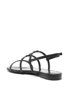 CASSANDRA LEATHER SANDALS Saint Laurent