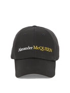 BLACK COTTON HAT Alexander McQueen BLACK M