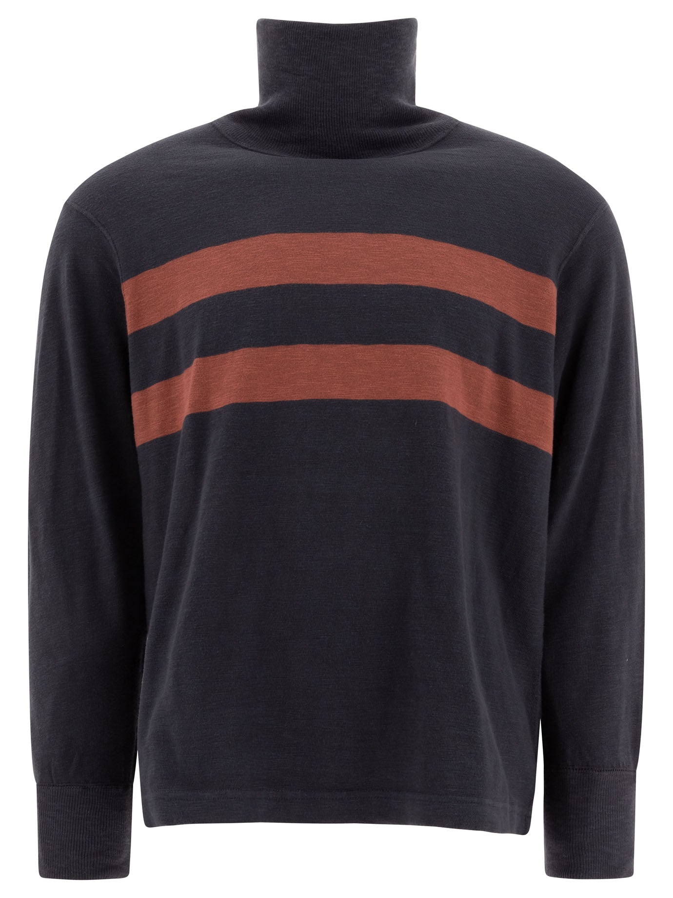 COTTON TURTLENECK SWEATER RRL BY RALPH LAUREN BLUE S