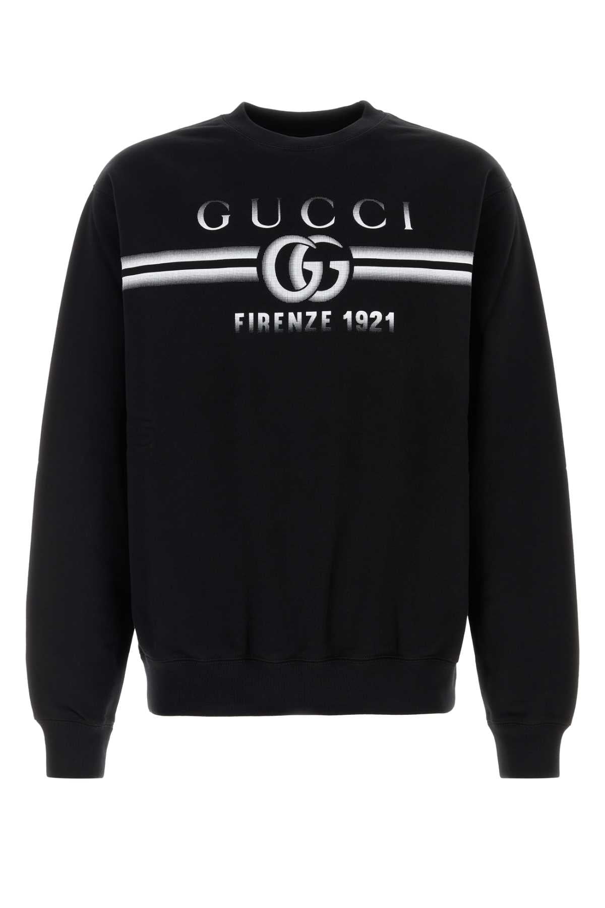 COTTON CREW-NECK SWEATSHIRT Gucci black S