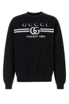 COTTON CREW-NECK SWEATSHIRT Gucci black S