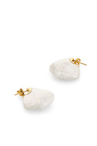 CERAMIC AND SILVER SMALL FINN EARRINGS Bottega Veneta
