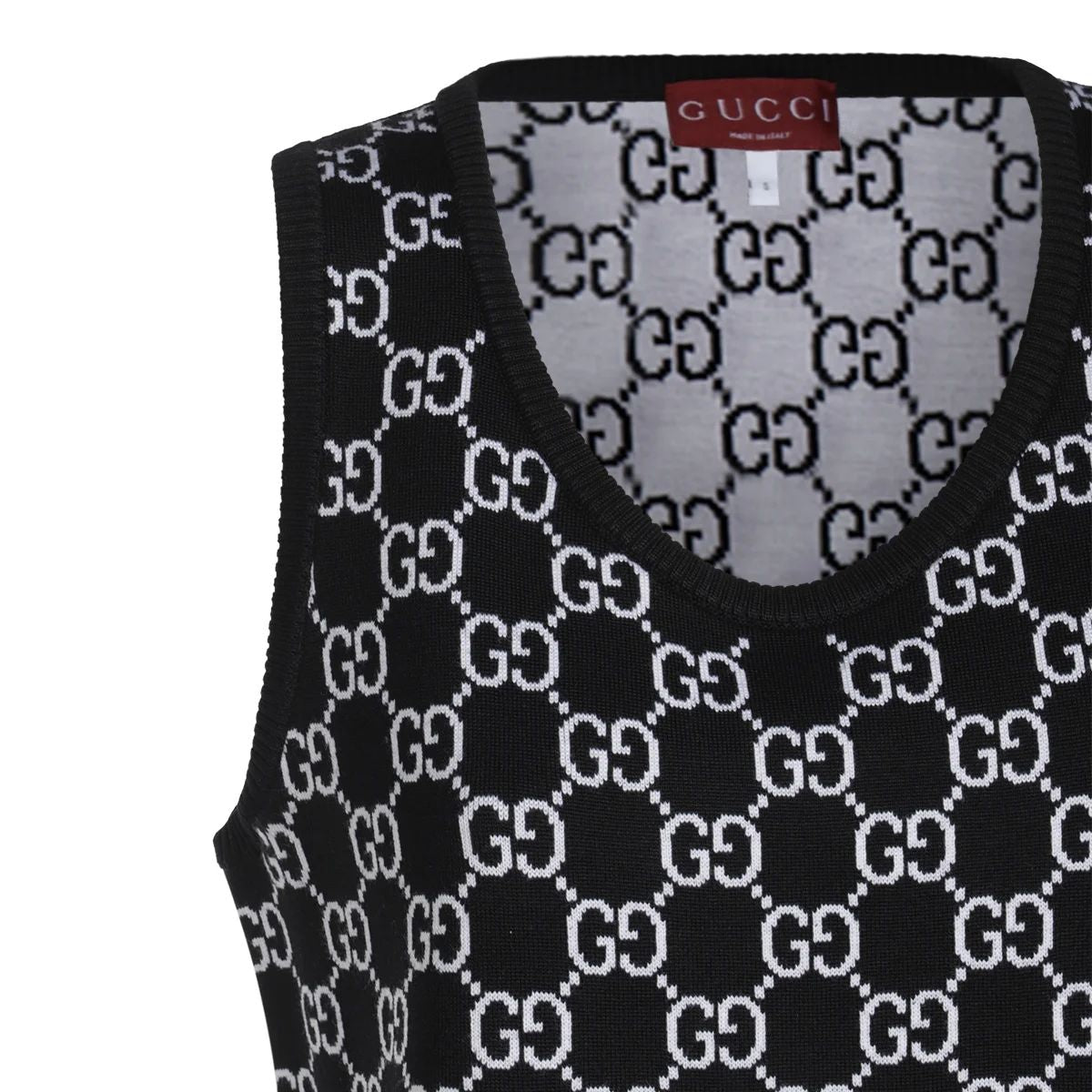 GG WOOL JACQUARD MINI DRESS Gucci