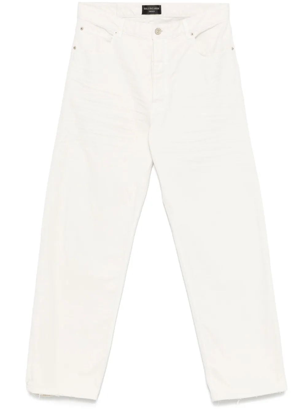 DENIM COTTON JEANS Balenciaga WHITE XS