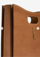LEATHER BROWN HANDBAG Saint Laurent