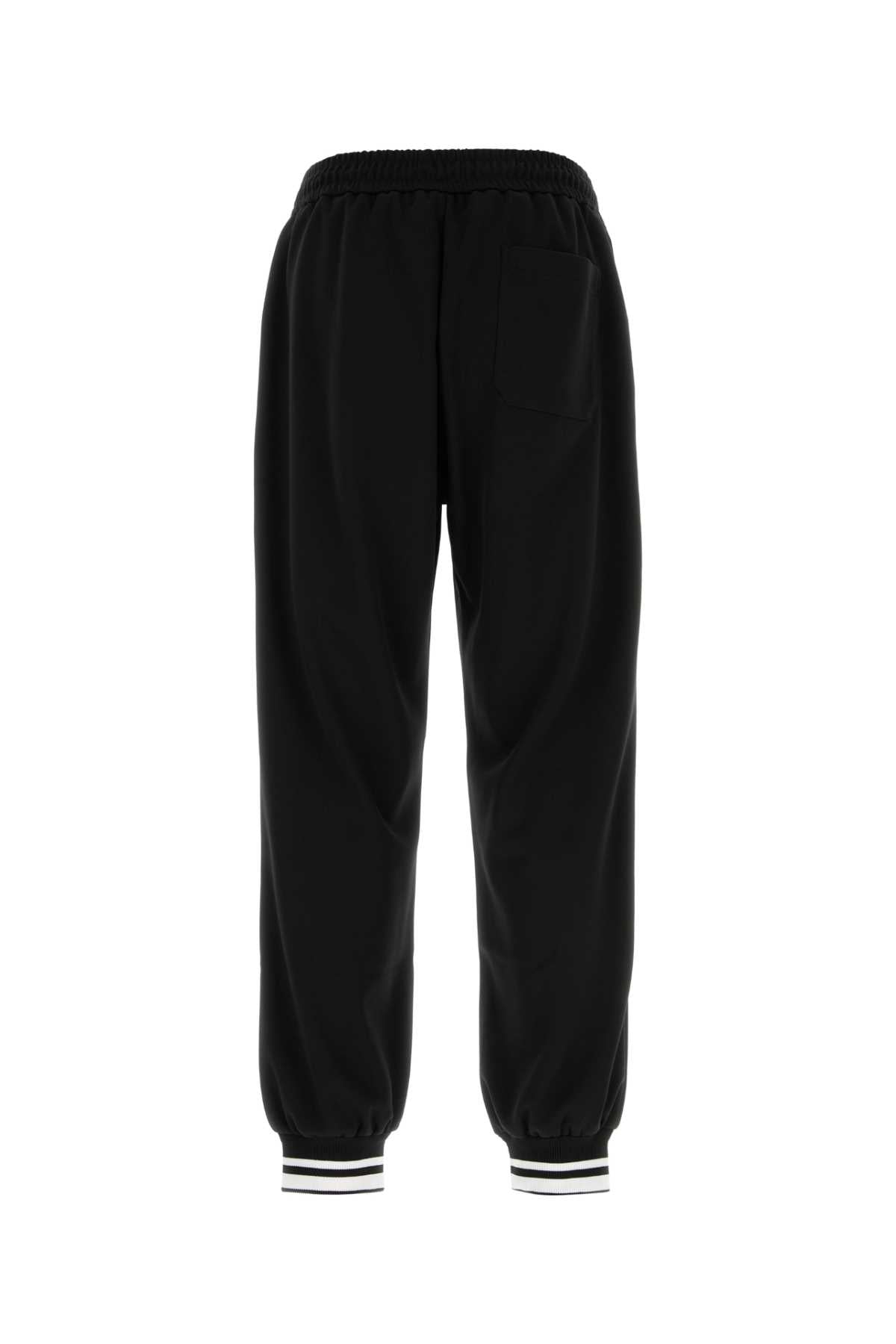 BLACK POLYESTER JOGGERS Gucci