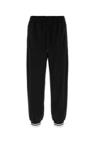BLACK POLYESTER JOGGERS Gucci BLACK M