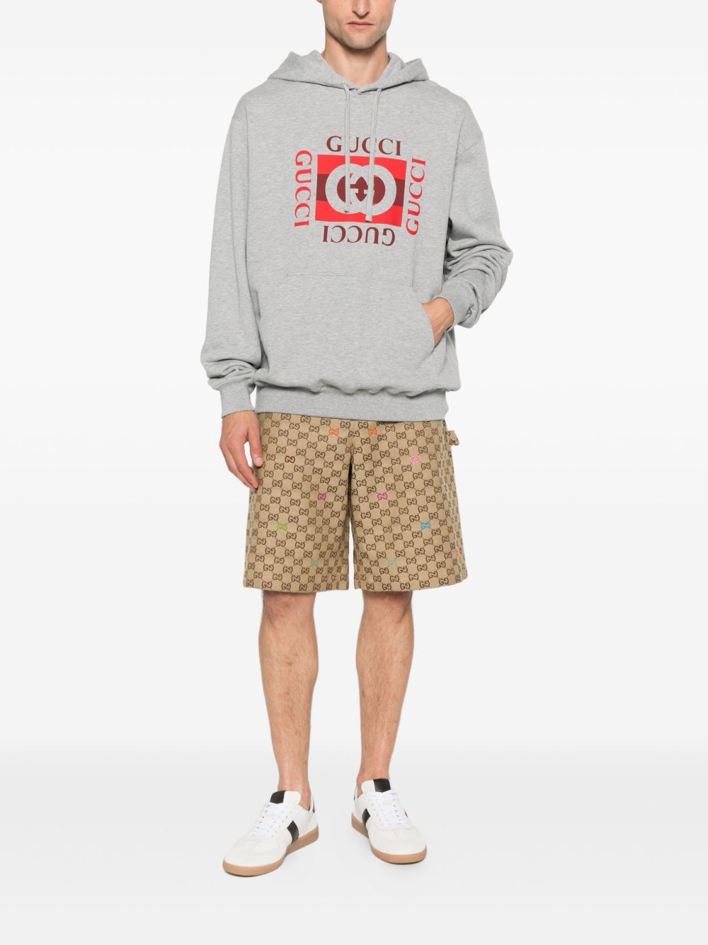 LOGO PRINT HOODIE Gucci