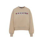PRINTED COTTON JERSEY SWEATSHIRT Gucci BEIGE XS
