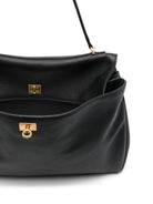BLACK LEATHER LARGE RODEO HANDBAG Balenciaga