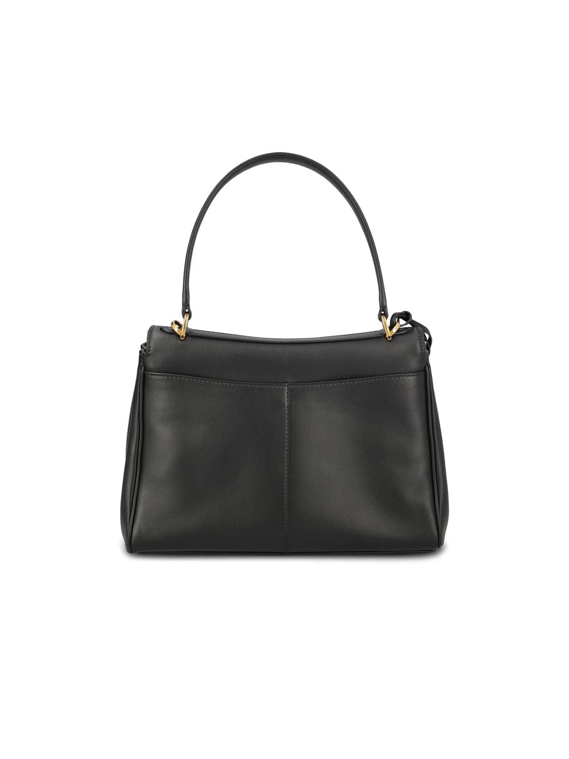 BLACK LEATHER SMALL RODEO HANDBAG Balenciaga