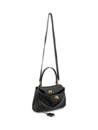 BLACK LEATHER SMALL RODEO HANDBAG Balenciaga