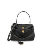 BLACK LEATHER SMALL RODEO HANDBAG Balenciaga BLACK TU