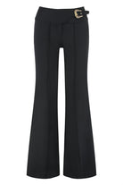 HIGH-WAIST WIDE-LEG TROUSERS VERSACE JEANS COUTURE black 42