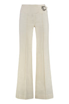 STRAIGHT-LEG TROUSERS VERSACE JEANS COUTURE panna 36