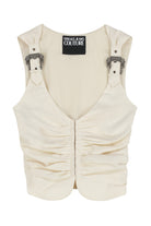 COTTON TOP VERSACE JEANS COUTURE panna 42