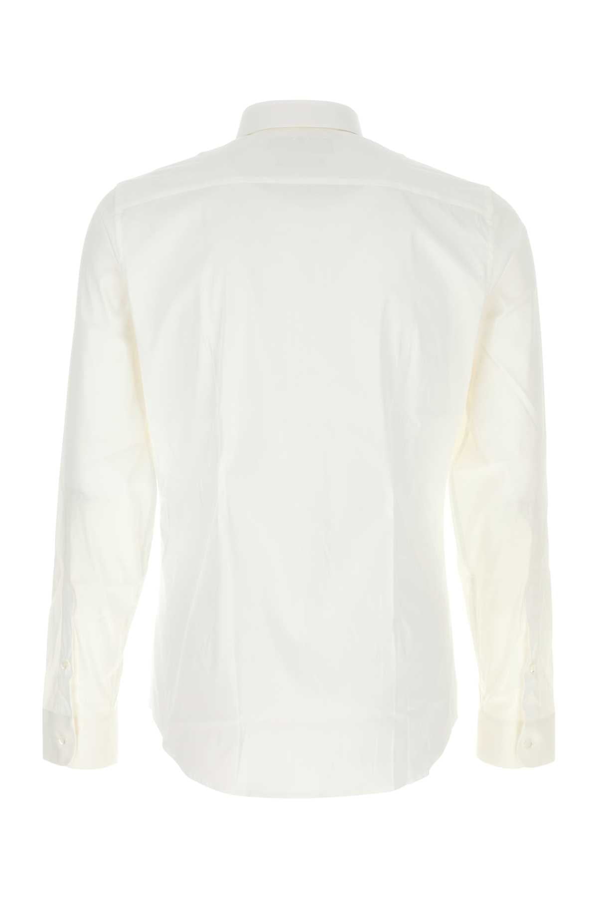 WHITE STRETCH POPLIN SHIRT Gucci