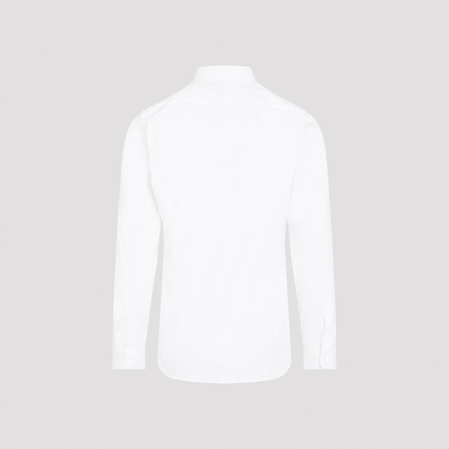 WHITE STRETCH POPLIN SHIRT Gucci