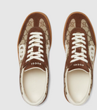 FABRIC AND LEATHER SNEAKERS Gucci
