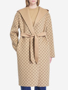 CAMEL WOOL BLEND REVERSIBLE COAT Gucci