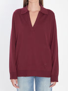 WOOL POLO Gucci RED XS
