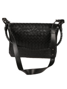 BLACK MESSENGER SWING BAG Bottega Veneta