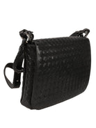 BLACK MESSENGER SWING BAG Bottega Veneta