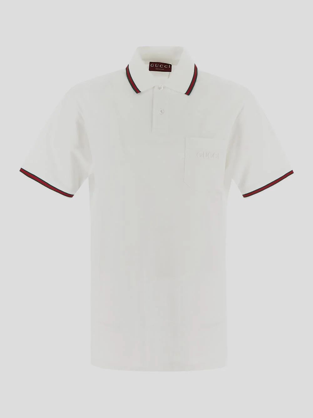 POLO SHIRT WITH EMBROIDERY Gucci WHITE S