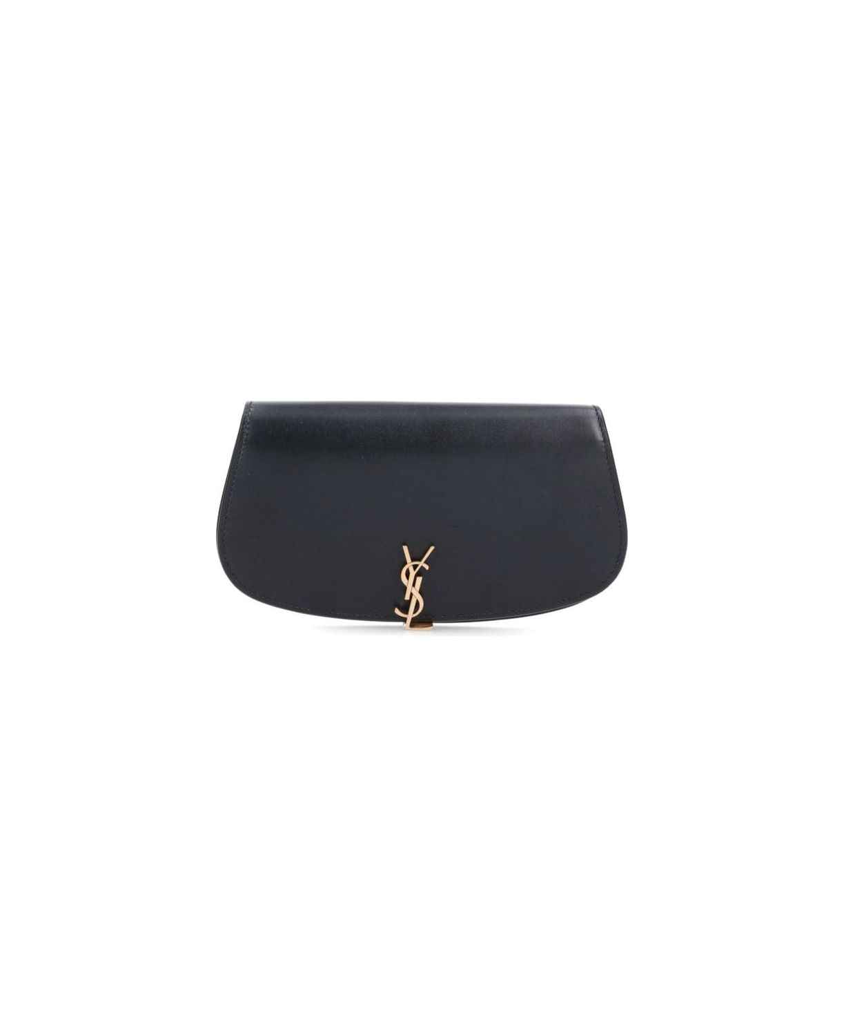 VOLTAIRE LEATHER WALLET ON CHAIN Saint Laurent black TU