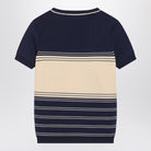 NAVY BLUE COTTON SWEATER Valentino Garavani
