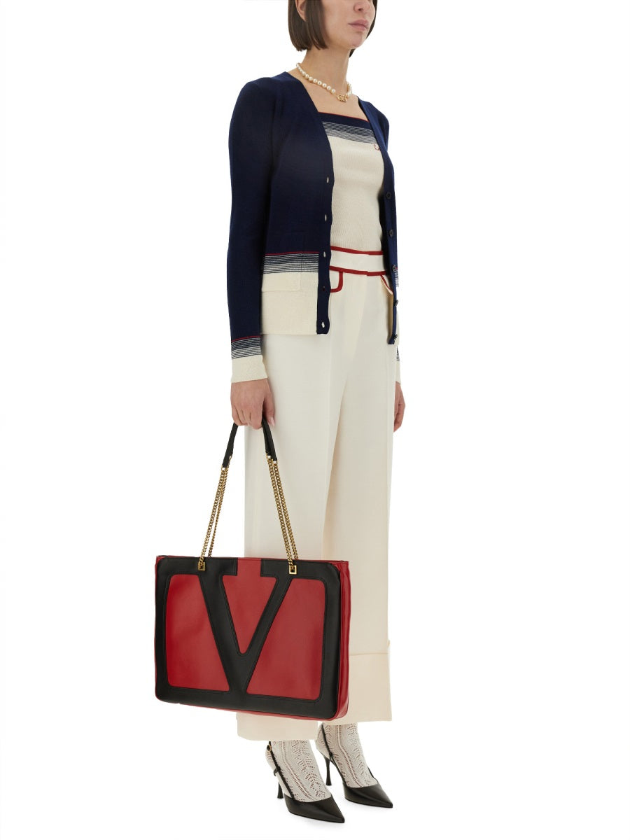 IVORY WOOL TOP Valentino Garavani