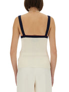IVORY WOOL TOP Valentino Garavani