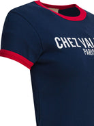 BLUE COTTON T-SHIRT Valentino