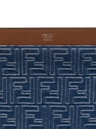 BLUE COTTON CLUTCHES Fendi