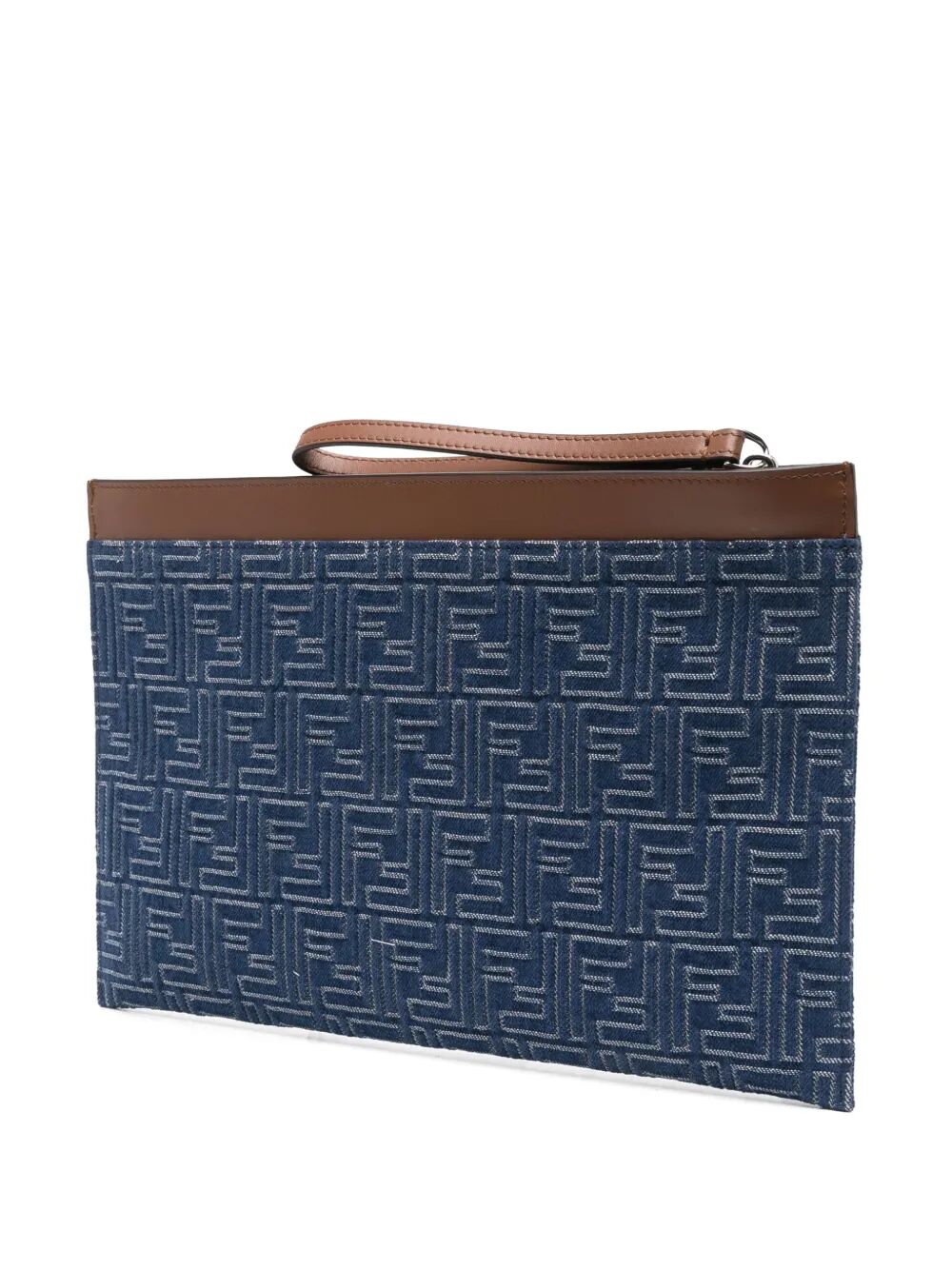 BLUE COTTON CLUTCHES Fendi
