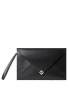 LARGE FF SQUARED FLAT POUCH Fendi BLACK UNICA