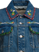 LIGHT BLUE COTTON JACKET Valentino